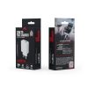 Hálózati töltőfej Maxlife PD QC 30W gyors töltő adapter USB-A Type-c aljzattal fehér