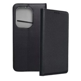  Xiaomi Redmi Note 14 4G nyitható könyv flip telefon tok fekete