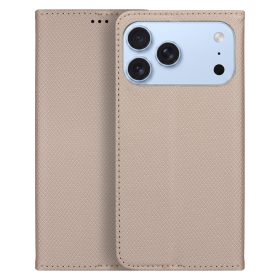 Apple Iphone 17 Pro / 18 Pro nyitható flip tok arany