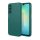 Samsung Galaxy A17 5G erősített szilikon tok matt zöld