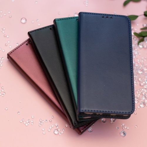 Samsung Galaxy A17 5G / A26 / A18 5G nyitható flip tok burgundy