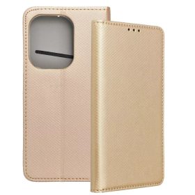 Xiaomi Redmi 15C nyitható flip tok arany