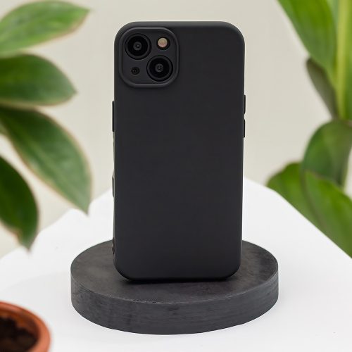 Xiaomi Redmi 15 4G / 5G kameravédős erősített tpu tok pastel fekete