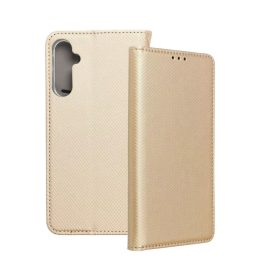 Samsung Galaxy A57 5G nyitható flip tok arany