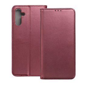 Samsung Galaxy A57 5G nyitható flip tok burgundy