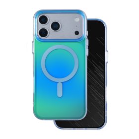 Apple Iphone 17 Pro / 18 Pro Magsafe tok szivárvány kék