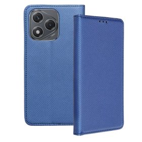 Honor 600 Lite nyitható flip tok kék