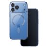 Apple Iphone 17 Pro / 18 Pro Magsafe kameravédős szilikon tok égkék kerettel