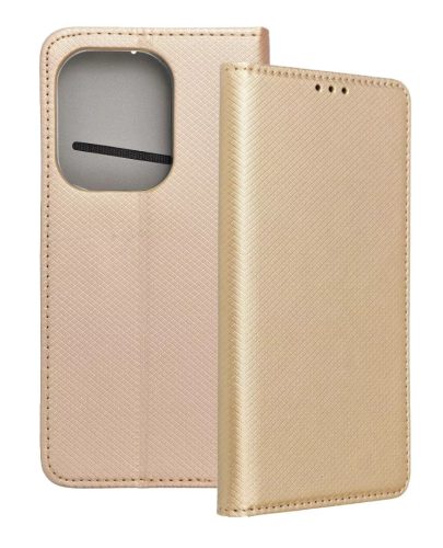 Xiaomi Redmi Note 14 5G nyitható flip tok arany