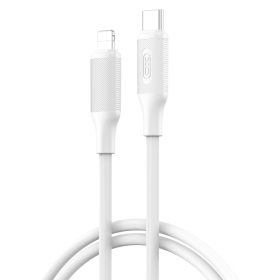   Töltő és adatkábel XO NB-Q265A Lightning - Type-c 100cm PD 27W fehér