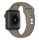 Apple Watch 38 40 41 mm szilikon óraszíj szantál