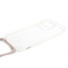   Apple Iphone 13 Pro Yooup Cord nyakba akasztható zsinóros tok rose gold