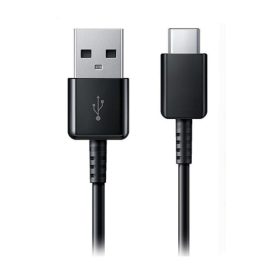 Töltő és adatkábel Usb A Type-c 100cm 2a Fekete