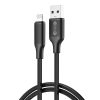 Töltő és adatkábel XO NB265 Lightning - USB 100cm 2,4A fekete