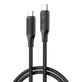   Töltő és adatkábel XO NB-Q265B Type-c Type-c 100cm 60W PD fekete