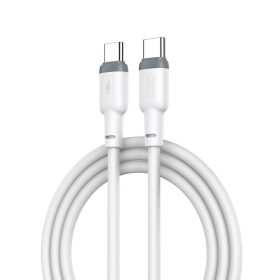   Töltő és adatkábel XO NB-Q265B Type-c Type-c 100cm 60W PD fehér