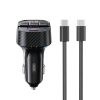 Fm Transmitter XO BCC17 Autós töltő Bluetooth Usb A Type-c bemenet kábellel