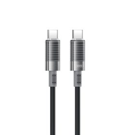   Töltő és adatkábel XO NB-Q282B Type-c Type-c 100cm 60W PD fekete