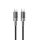 Töltő és adatkábel XO NB-Q282B Type-c Type-c 100cm 60W PD fekete