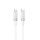 Töltő és adatkábel XO Type-c Type-c 100cm 60W PD fehér