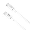 Töltő és adatkábel XO NB-Q190A Lightning - Type-c 100cm PD 60W fehér