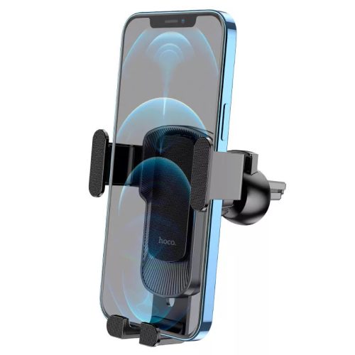 Hoco CA103 autós telefon tartó szellőzőrácsra rögzíthető gravitációs rögzítés fekete