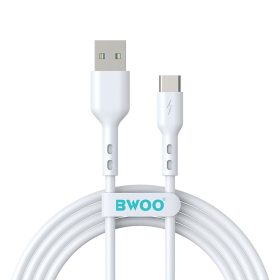   Töltő és adatkábel BWOO BO-X172C USB-A Type-c 100cm 3A fehér