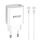 Hálózati töltőfej BWOO CDA159 PD 20W gyors töltő adapter Type-c kábellel fehér