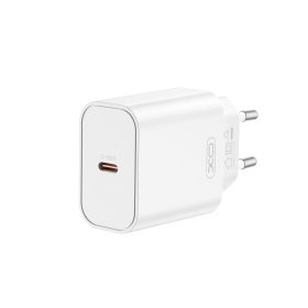   Hálózati töltőfej XO CE32 Type-c PD 20W gyors töltő adapter fehér