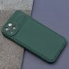 Xiaomi Redmi Note 14 4G erősített kameravédős szilikon tok zöld