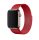 Apple Watch 42 44 45 49 mm milano fém óraszíj piros