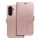 Samsung Galaxy A56 5G oldalra nyíló könyv tok Teddy Bear rozé arany