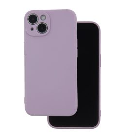   Xiaomi Redmi A1 kameravédős erősített szilikon tok pastel velúr belső lila