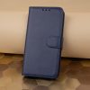 Honor 400 Lite nyitható flip könyv telefon tok füllel kék