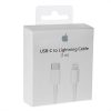 Töltő és adatkábel Apple készülékekhez Lightning - Type-c 100cm 2A MM0A3ZM/A gyári bliszteres Fehér