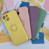 Samsung Galaxy A16 erősített kitámasztó gyűrűs szilikon tok rózsaszín