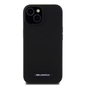   Apple Iphone 15 Karl Lagerfeld Liquid SIlicone Plaque Magsafe szilikon tok