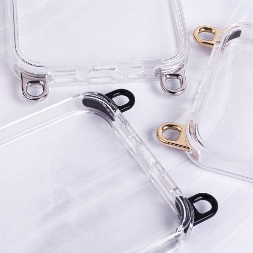 Apple Iphone 15 nyakba akaszható tok ezüst