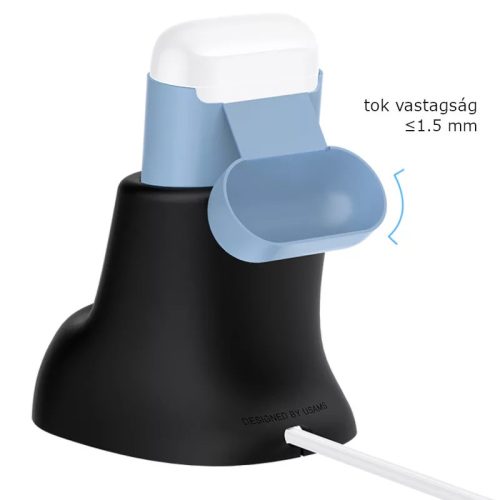 Töltő állomás Apple Watch Airpods töltésére Usams ZJ051 Szürke