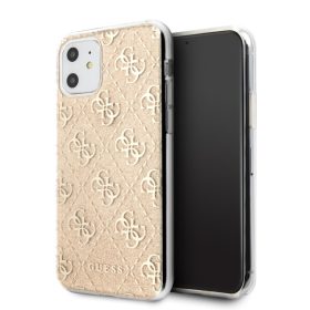 Apple Iphone 11 Guess Glitter Logo szilikon tok