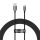 Töltő és adatkábel Baseus Superior Type-c USB-A 200cm 100W 5A erősített fekete