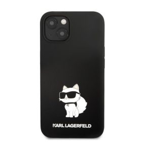   Apple Iphone 15 Karl Lagerfeld Choupette Liquid Silicone szilikon tok
