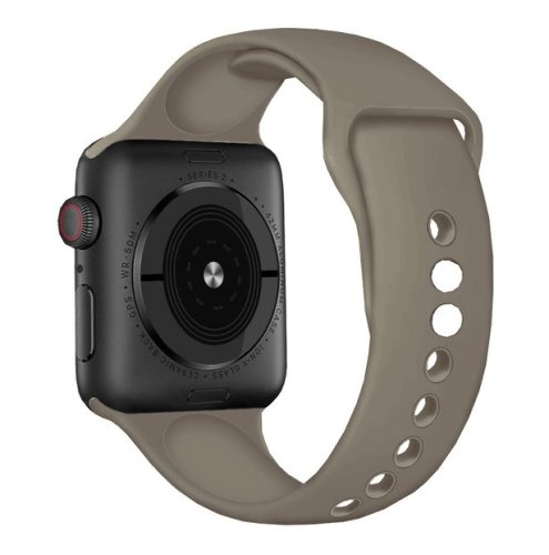 Apple Watch 42 44 45 49 mm szilikon óraszíj szantál