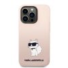 Apple Iphone 14 Pro Karl Lagerfeld Liquid Silicone rózsaszín szilikon tok