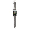 Karl Lagerfeld Klawmokhg Apple Watch 38 40 41 mm műbőr óraszíj ezüst