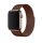 Apple Watch 38 40 41 mm milano fém óraszíj barna