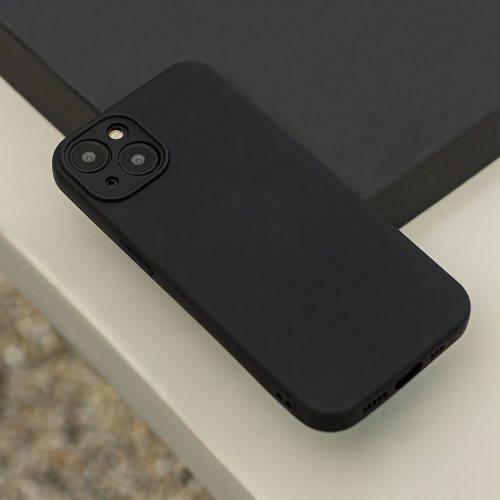 Xiaomi Redmi 13C kameravédős erősített tpu tok pastel fekete