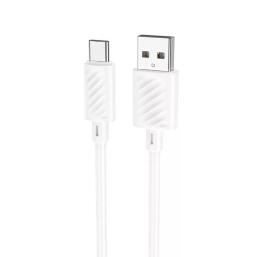 Töltő és adatkábel HOCO X88 Usb-A Type-c 100cm 3A fehér