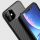 Apple Iphone SE 2020 SE 2022 erősített szilikon tok Carbon Elite fekete