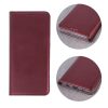 Samsung Galaxy A52 A52s nyitható flip tok burgundy